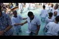 Batismo com o pólo de Trezentos no Maanaim de Magarça no Estado do Rio de Janeiro.  - galerias/396/thumbs/thumb_266_resized.jpg