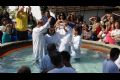 Batismo com o pólo de Trezentos no Maanaim de Magarça no Estado do Rio de Janeiro.  - galerias/396/thumbs/thumb_271_resized.jpg